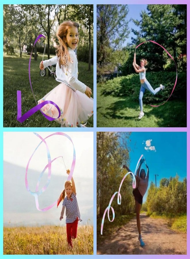 YANMIN Princess Party Favors - 24pcs Dance Ribbon Wand for Kids 4-8 8-12 Princess Mermaid Birthday Party Streamers Decorations Supplies Girls Princess Party Carnival Outdoor Games Goodie Bag Stuffers - Image 5